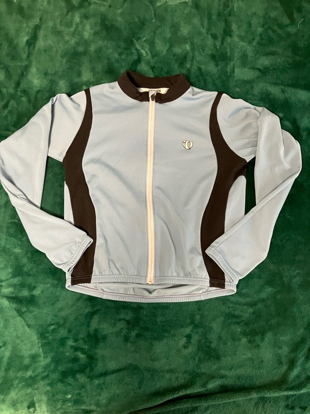 Pearl Izumi Pale Blue and Brown Cycling Jersey